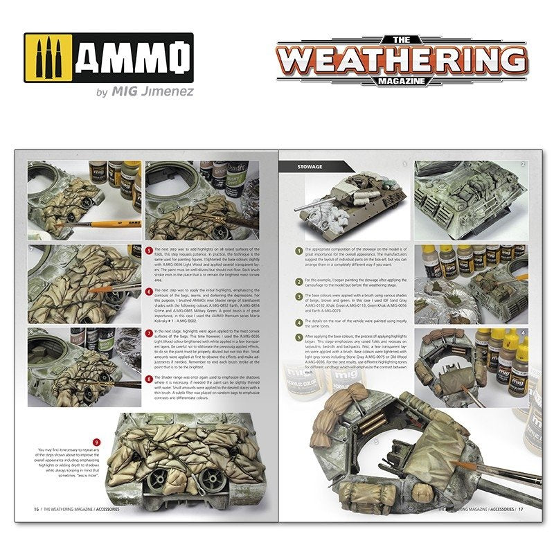 Ammo of Mig 4531 The Weathering Magazine Issue 32: ACCESSORIES (English) – zdjęcie 2