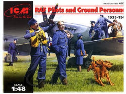ICM 48081 RAF Pilots and Personnel (1/48)