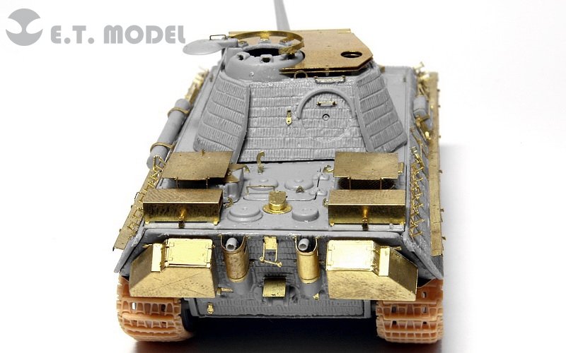 ET Model E72-010 WWII German Panther G Anti Aircraft Armor For DRAGON Kit 1/72 – image 2