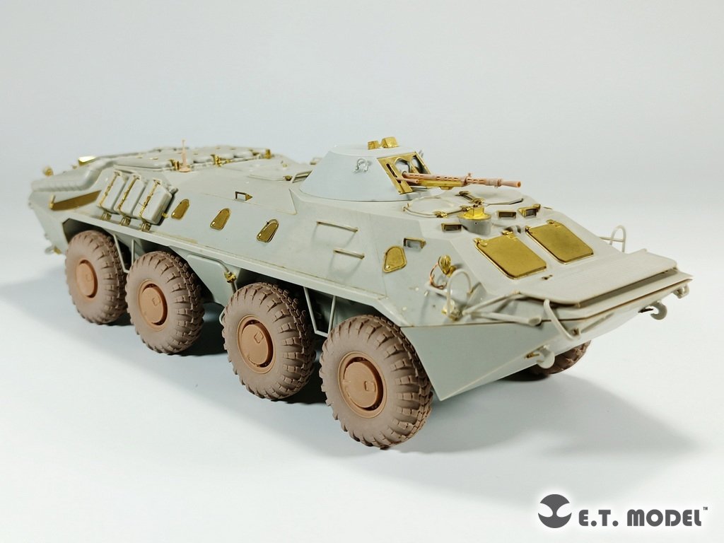 ET Model P35-128 Russian BTR-70 APC Sagged Wheels for Trumpeter kit 1/35 – Bild 7
