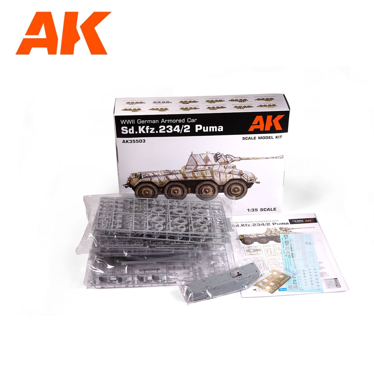 AK Interactive AK35503 SD.KFZ.234/2 PUMA 1/35 – immagine 3