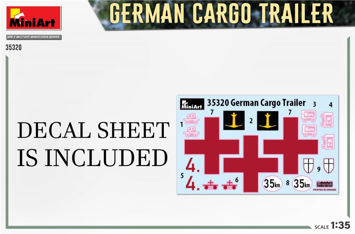 MiniArt 35320 GERMAN CARGO TRAILER 1/35 – image 2