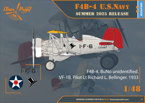 Clear Prop! CP4826 Boeing F4B-4 in US Navy Service 1/48 – image 3