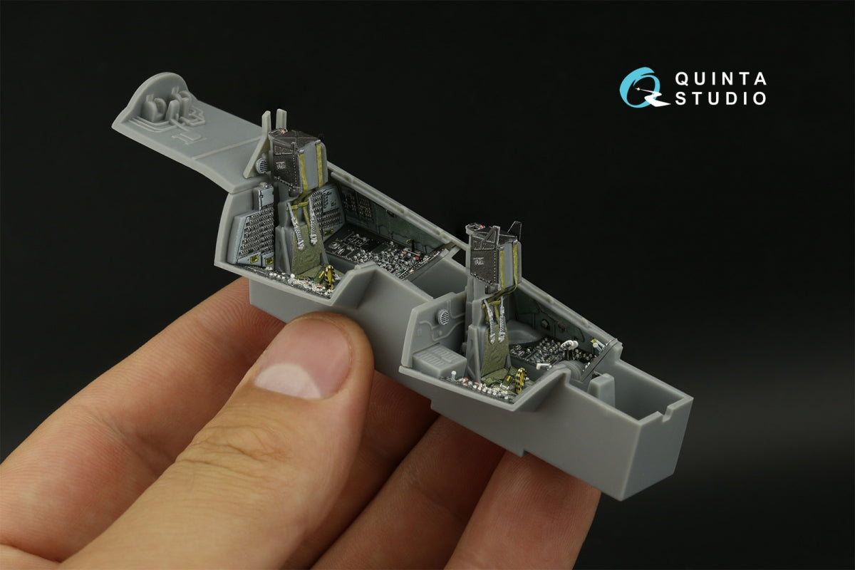 Quinta Studio QD48405 F-14D 3D-Printed &amp;amp; colored Interior on decal paper (Hobby Boss) 1/48 – obrázek 10