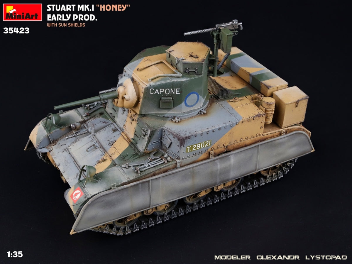MiniArt 35423 Stuart Mk.I “Honey” Early Production w/Sun Shields 1/35 – image 10