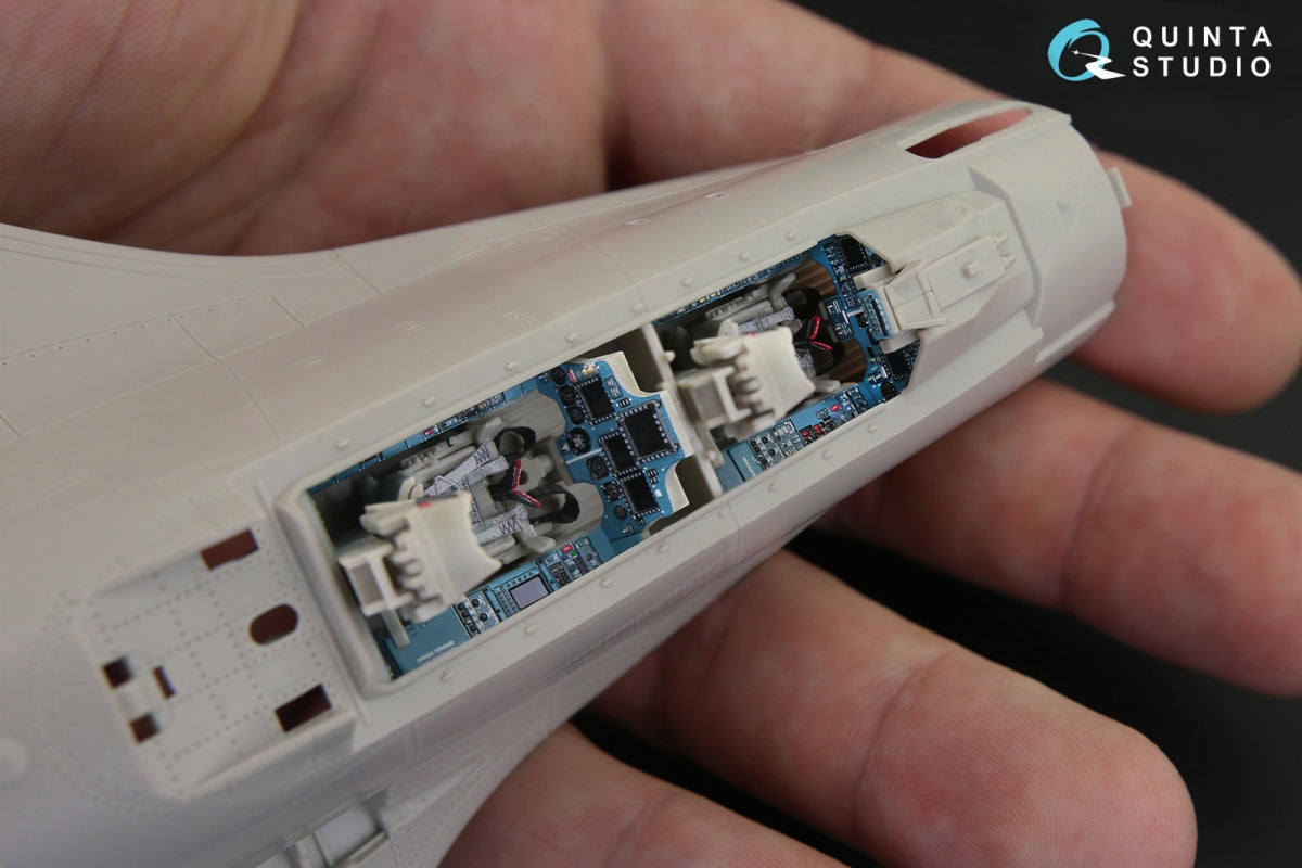 Quinta Studio QD48188 Su-30SM 3D-Printed colored Interior on decal paper (for KittyHawk kit) 1/48 – Bild 8