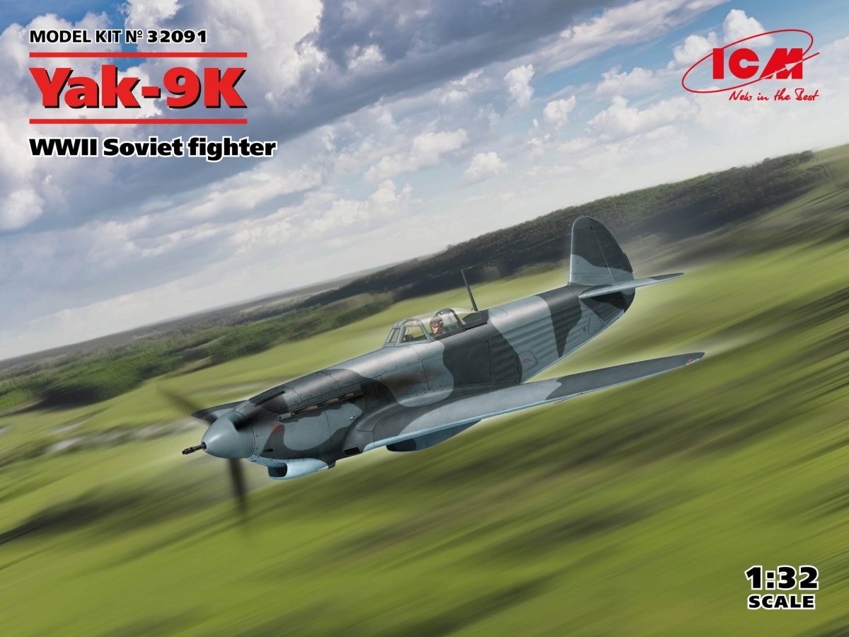 ICM 32091 Yak-9K, WWII Soviet fighter 1/32