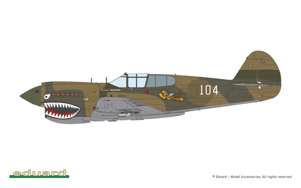 Eduard 11185 Pacific Star P-40E Warhawk - The Limited Edition 1/48 – immagine 5