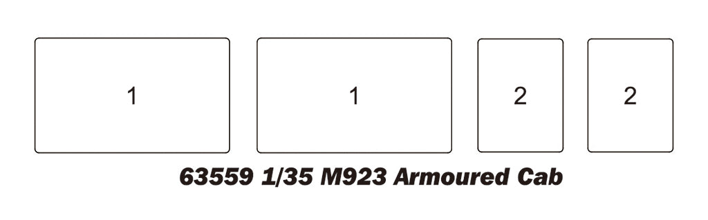 I Love Kit 63559 M923 Armoured Cab 1/35 – obrázek 5