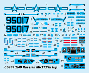 Trumpeter 05855 Russian Mi-171Sh Hip 1/48 – obrázek 4