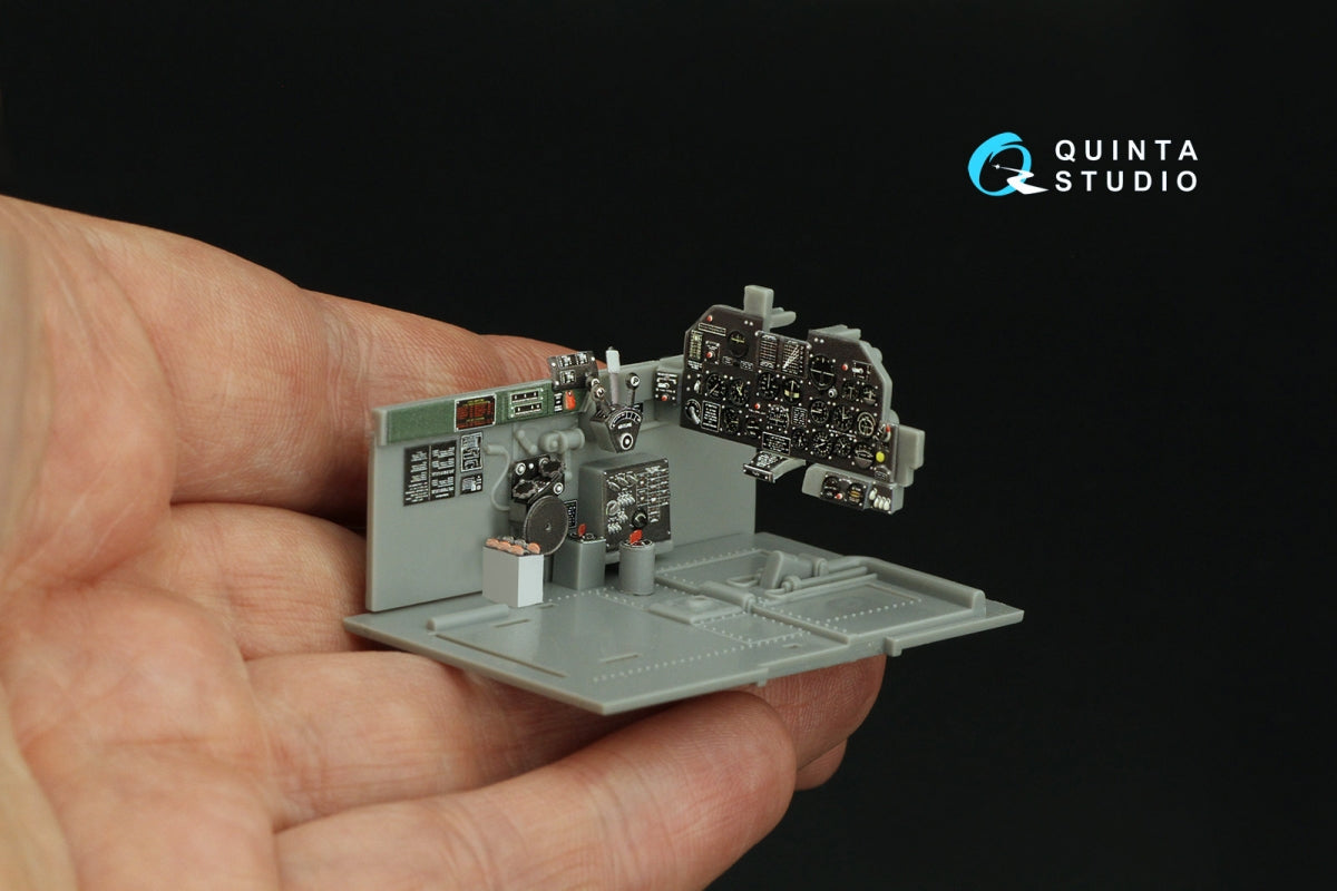 Quinta Studio QD32197 P-47D Thunderbolt Bubbletop Early 3D-Printed colored Interior on decal paper (Hasegawa) 1/32 – immagine 8