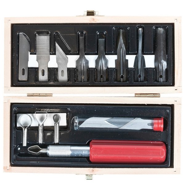 Excel Hobby Tools 44284 Woodworking Set - Wooden Box