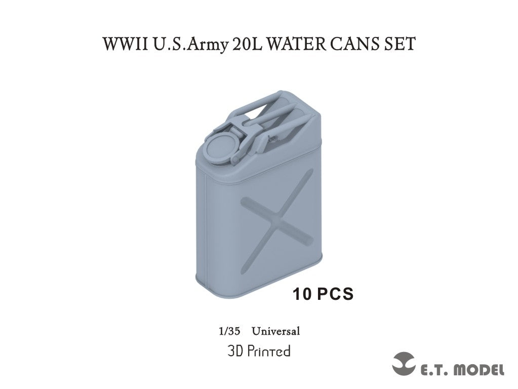 ET Model P35-325 WWII USArmy 20L WATER CANS SET 1/35