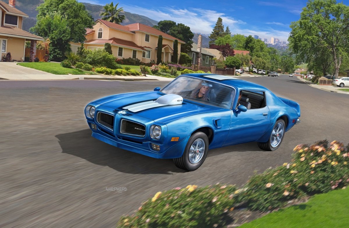 Revell 67672 1970 Pontiac Firebird - Model Set 1/24 – Bild 5