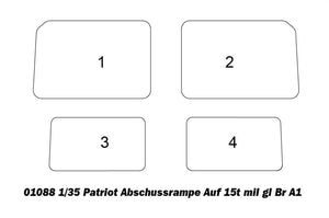 Trumpeter 01088 Patriot Abschussrampe auf 15t mil gl Br A1 1/35 – Bild 3