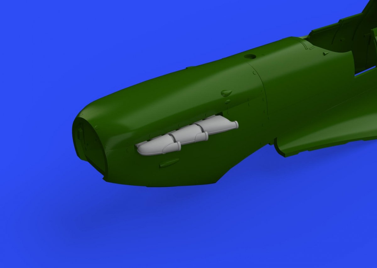 Eduard 648580 Spitfire Mk. And exhaust stacks 1/48 for Eduard