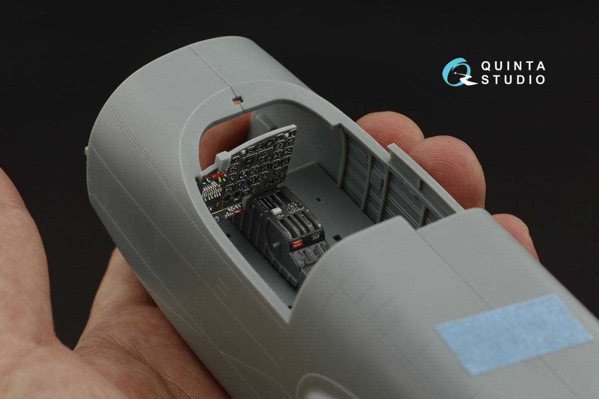 Quinta Studio QDS-32127 A-26B 3D-Printed &amp;amp; colored Interior on decal paper (Hobby Boss) (small version) 1/32 – image 5