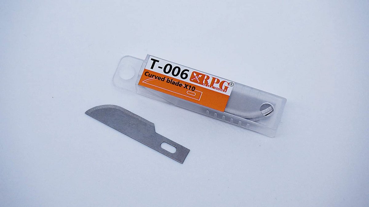 RPG MODEL T-006 Curved blade 10 piece set / blades