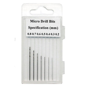Fine-Art FA-520 Modeling Drill Bits 0.2 - 0.8mm