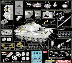 Dragon 6312 Sd.Kfz 182 KINGTIGER PORSCHE 1/35 – obrázek 2