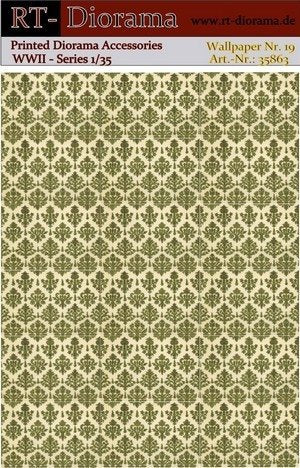 RT-Diorama 35863 Printed Accessories: Wallpaper No.19 1/35