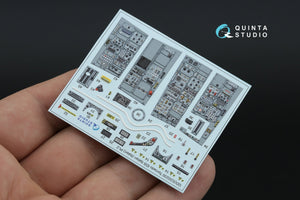 Quinta Studio QDS+32230 Tornado IDS Italian 3D-Printed &amp;amp; colored Interior on decal paper (Italeri) (Small version) (with 3D-printed resin parts) 1/32 – image 7