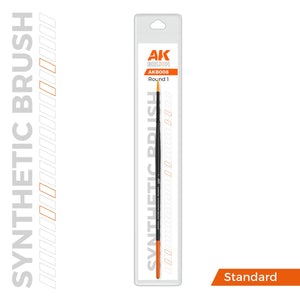 AK Interactive AKB008 AK SYNTHETIC BRUSH – ROUND 1 – image 2