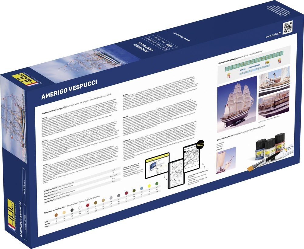 Heller 58807 Amerigo Vespucci - Starter Kit 1/150 – image 5