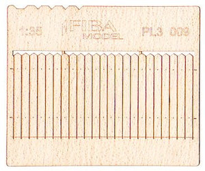 Model scene PL3-009 Wooden fence type 9 Wooden fence 1/35