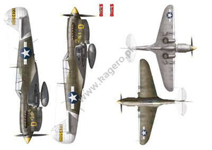 Kagero KD48009 PACIFIC P-40N WARHAWKS. Part I 1/48 – image 2