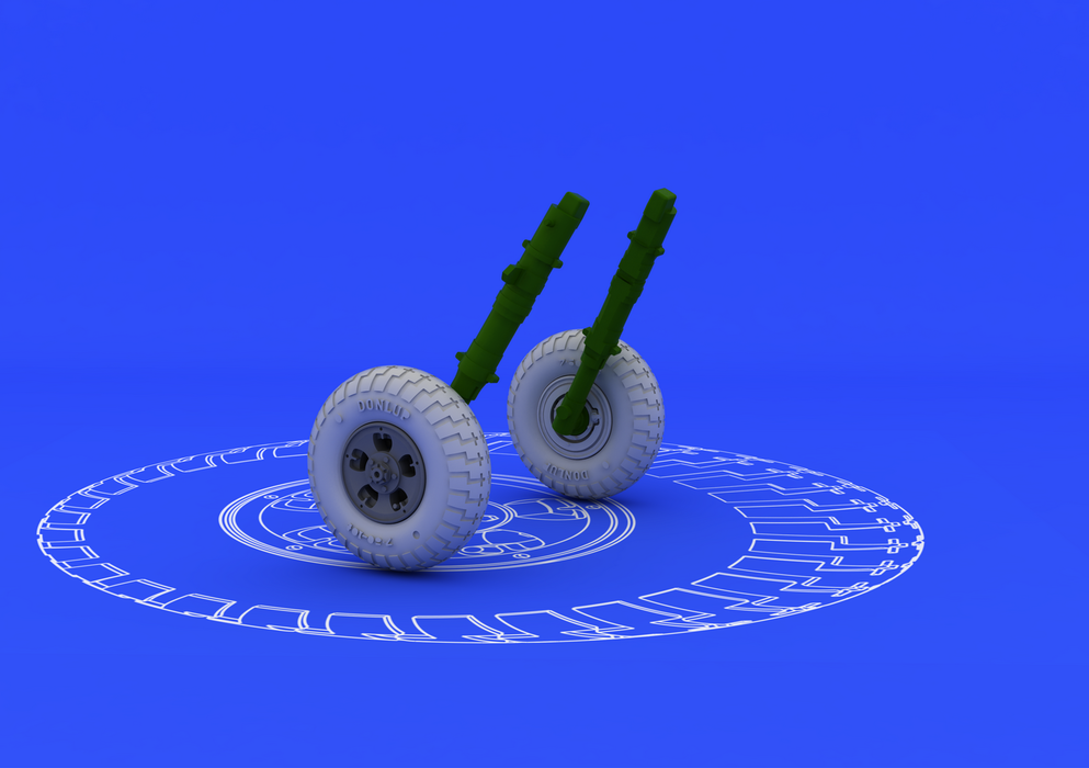 Eduard 648098 Spitfire wheels - 5 spoke 1/48 (Eduard) – image 3