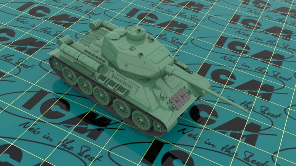 ICM 35367 Т-34-85, WWII Soviet Medium Tank 1/35 – immagine 2