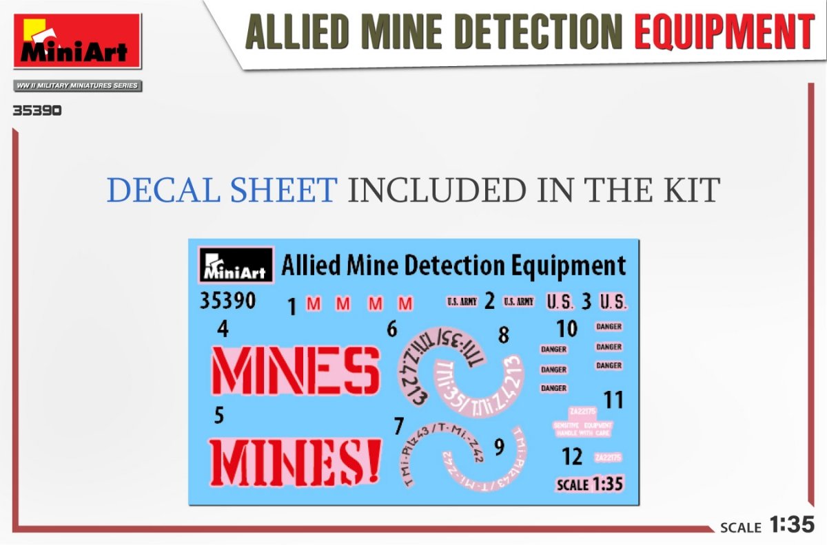 MiniArt 35390 ALLIED MINE DETECTION EQUIPMENT 1/35 – Bild 2