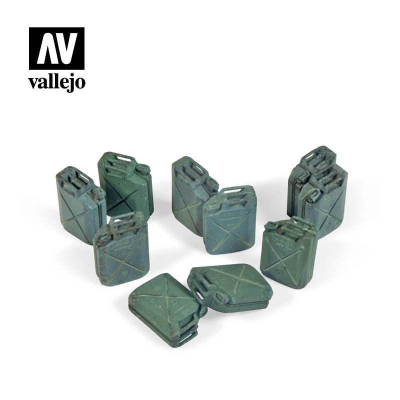 Vallejo SC206 Diorama Accessoires Allied Jerrycan set 1/35