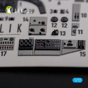 KELIK K72107 KI-21 interior 3D decals for ICM kit 1/72 – image 2