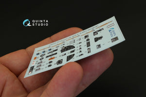 Quinta Studio QD48100 IL-4 3D-Printed &amp;amp; colored Interior on decal paper (for Xuntong kit) 1/48 – Bild 4