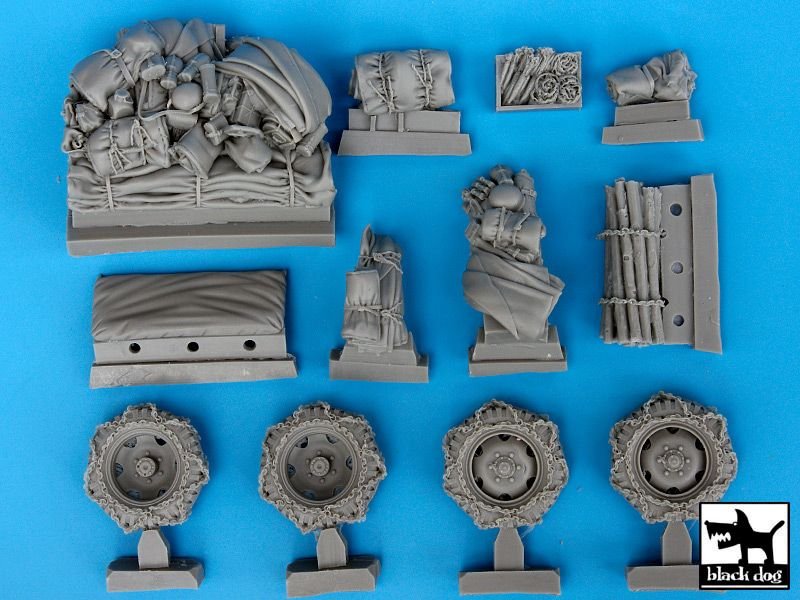 Black Dog T35042 German Steyr 1500Abig accessories set 1/35 – obrázek 6