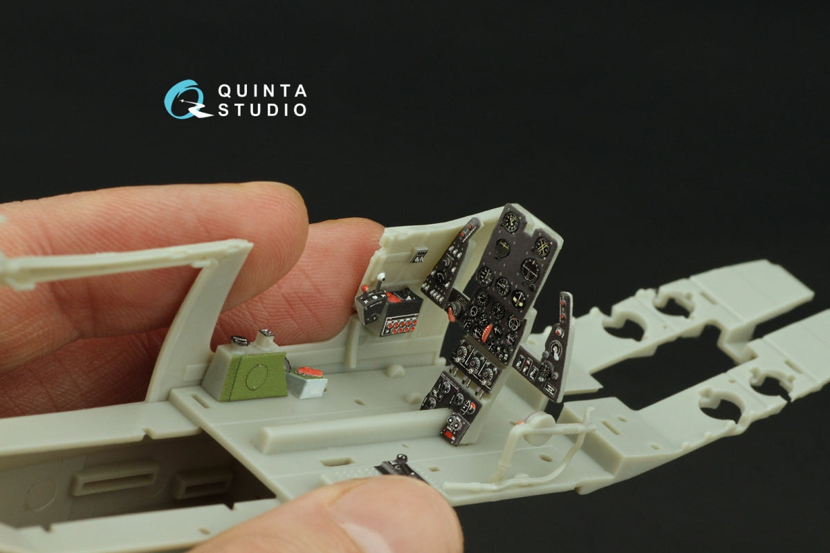 Quinta Studio QD32216 P-39Q/N Airacobra 3D-Printed colored Interior on decal paper (KittyHawk) 1/32 – imagen 9