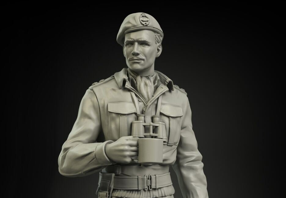 Panzer Art FI35-045 British RAC officer North Africa/Italy 1/35 – image 3