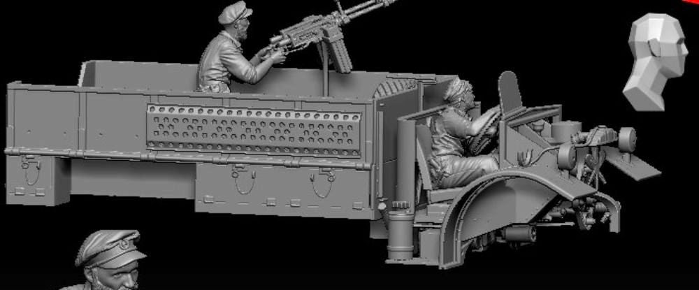 Thunder Model 35311 LRDG F30 Patrol Truck With Offset Rear Bed, Limited Bonus Edition 1/35 – Bild 8