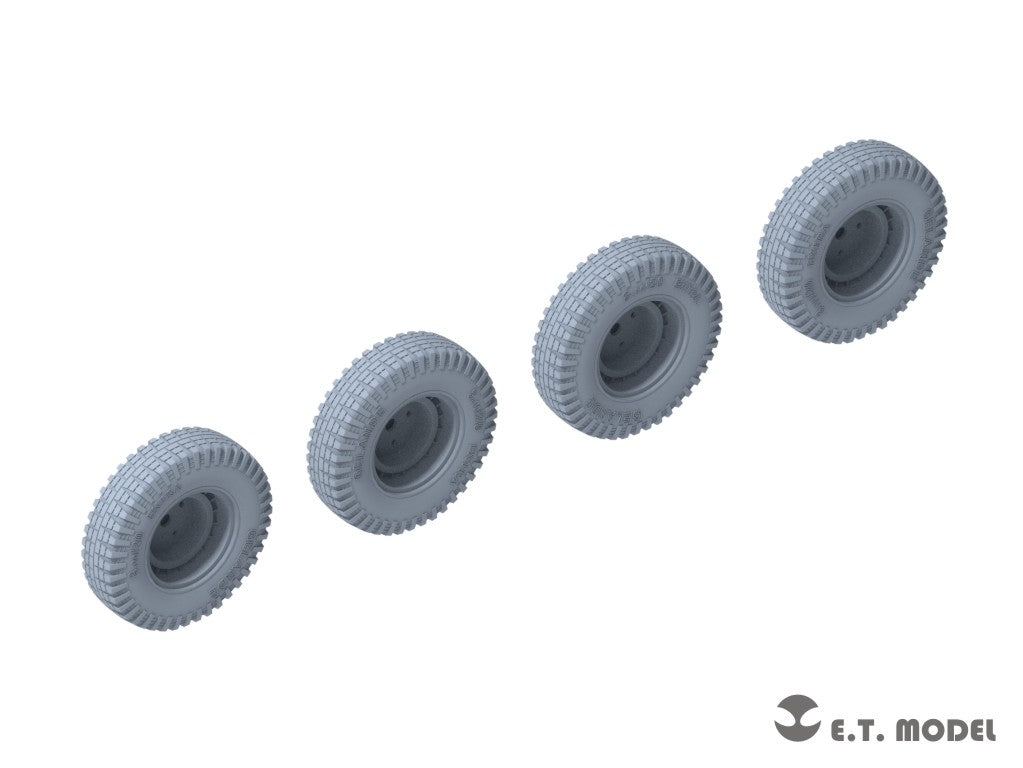 ET Model P35-102 WWII German Sd.Kfz.234 Small Diameter Weighted Wheels Type.2 1/35 – image 3