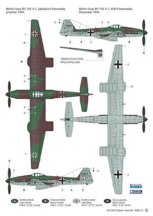 Special Hobby 72340 Blohm &amp;amp; Voss BV 155V-1 1/72 – obrázek 3
