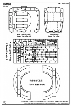 Modelcollect UA72344 Austratt fort coastal artillery site triple 28cm turret Caesar 1/72 – image 2
