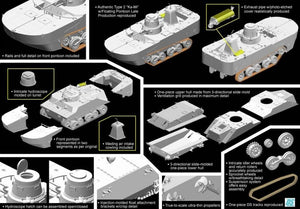 Dragon 7486 IJN Type 2 Amphibious Tank (Ka-Mi) w/Floating Pontoons 1/72 – image 3