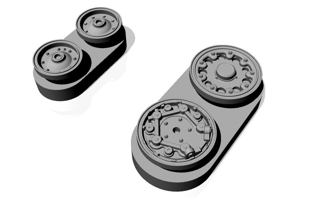 Armory Models AW48309 F-5E/F Tiger-II wheels 1/48 – immagine 3