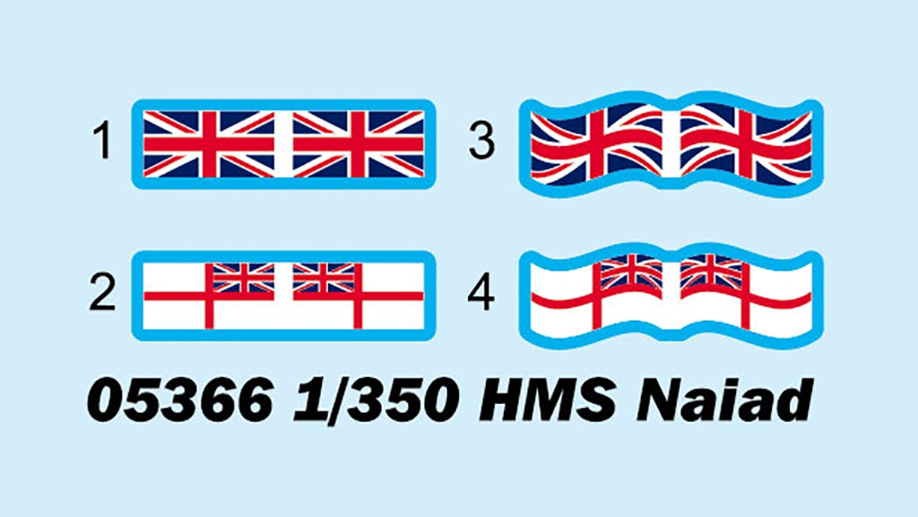 Trumpeter 05366 HMS Naiad 1/350 – Bild 3