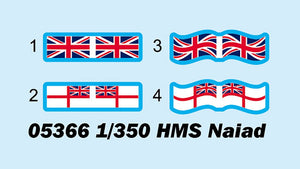 Trumpeter 05366 HMS Naiad 1/350 – Bild 3