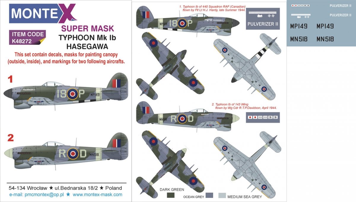 Montex K48272 TYPHOON Ib 1/48