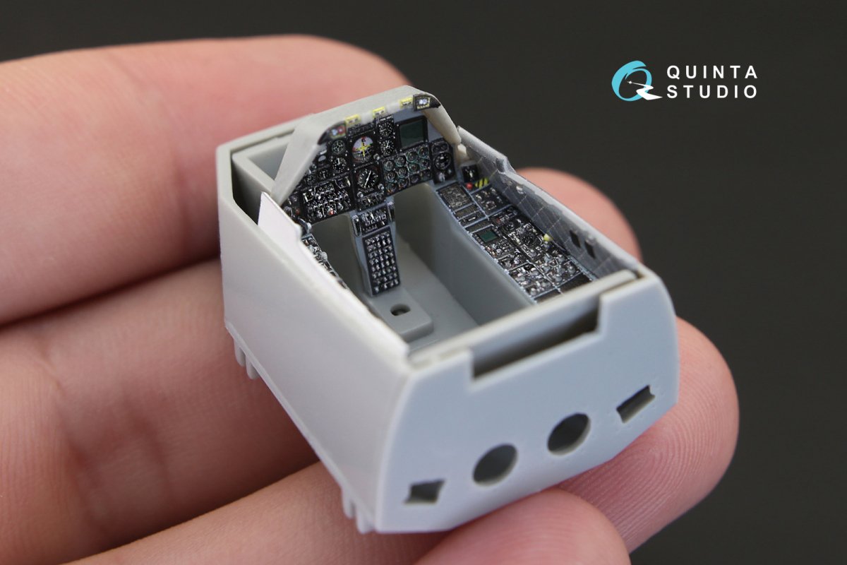 Quinta Studio QD48143 A-10A 3D-Printed &amp;amp; colored Interior on decal paper (for Hobby Boss kit) 1/48 – image 5