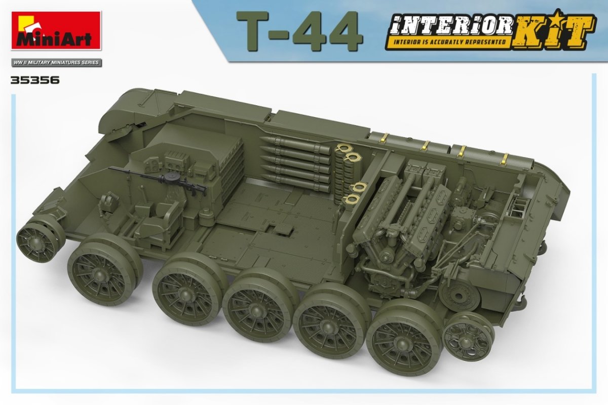 MiniArt 35356 T-44 INTERIOR KIT 1/35 – obrázek 7